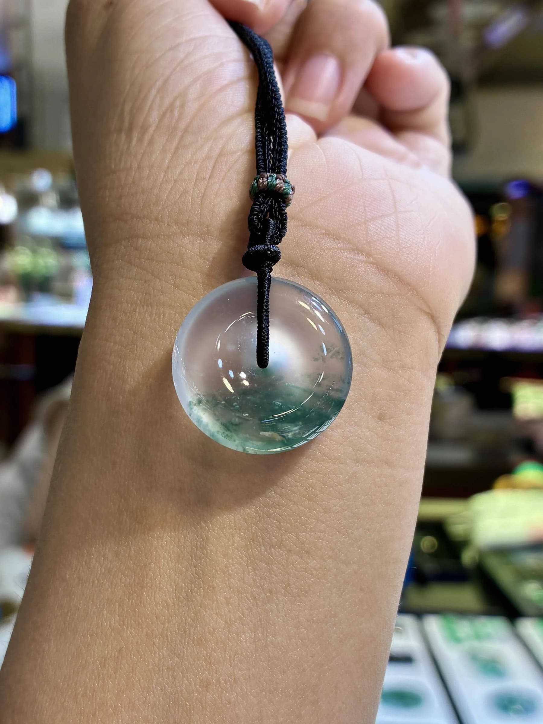 Water Drop Jadeite Pendant